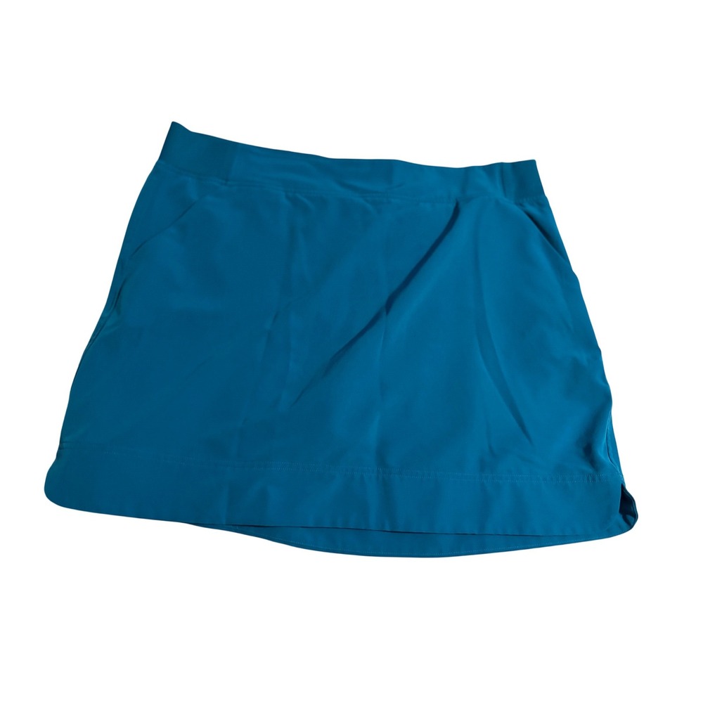 Athletic Skort Tennis Golf Teal Blue Pocket Built-in Shorts XL Active Sporty